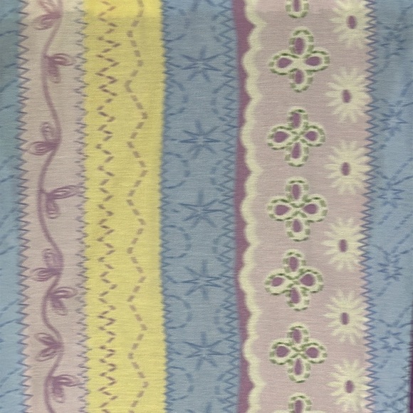 Upcycled Handcrafted Denim Vest Hawaiian Tropical Rainforest design Size L - Picture 6 of 8